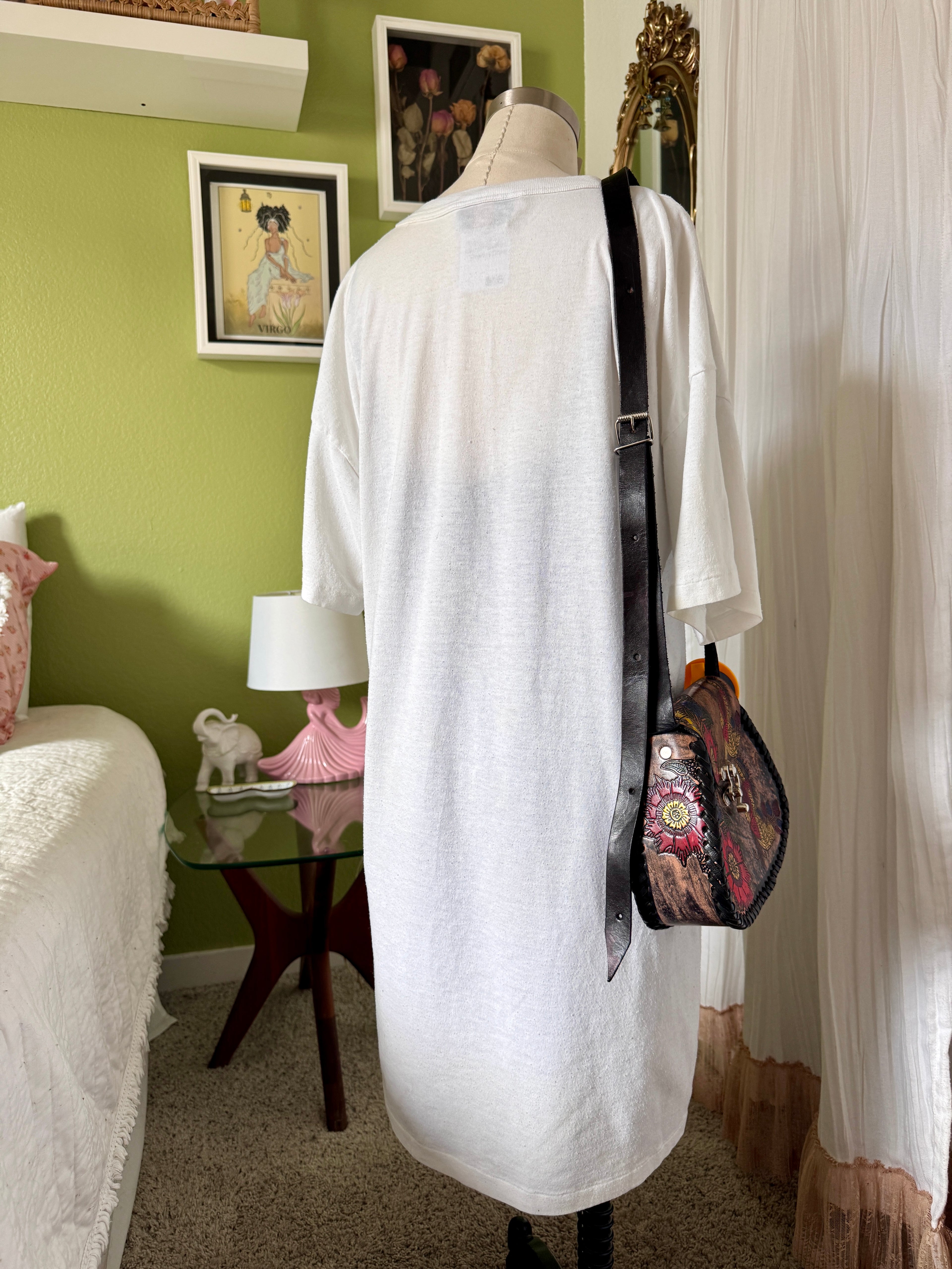 90s Betty Boop Stars & Garter T-shirt Dress