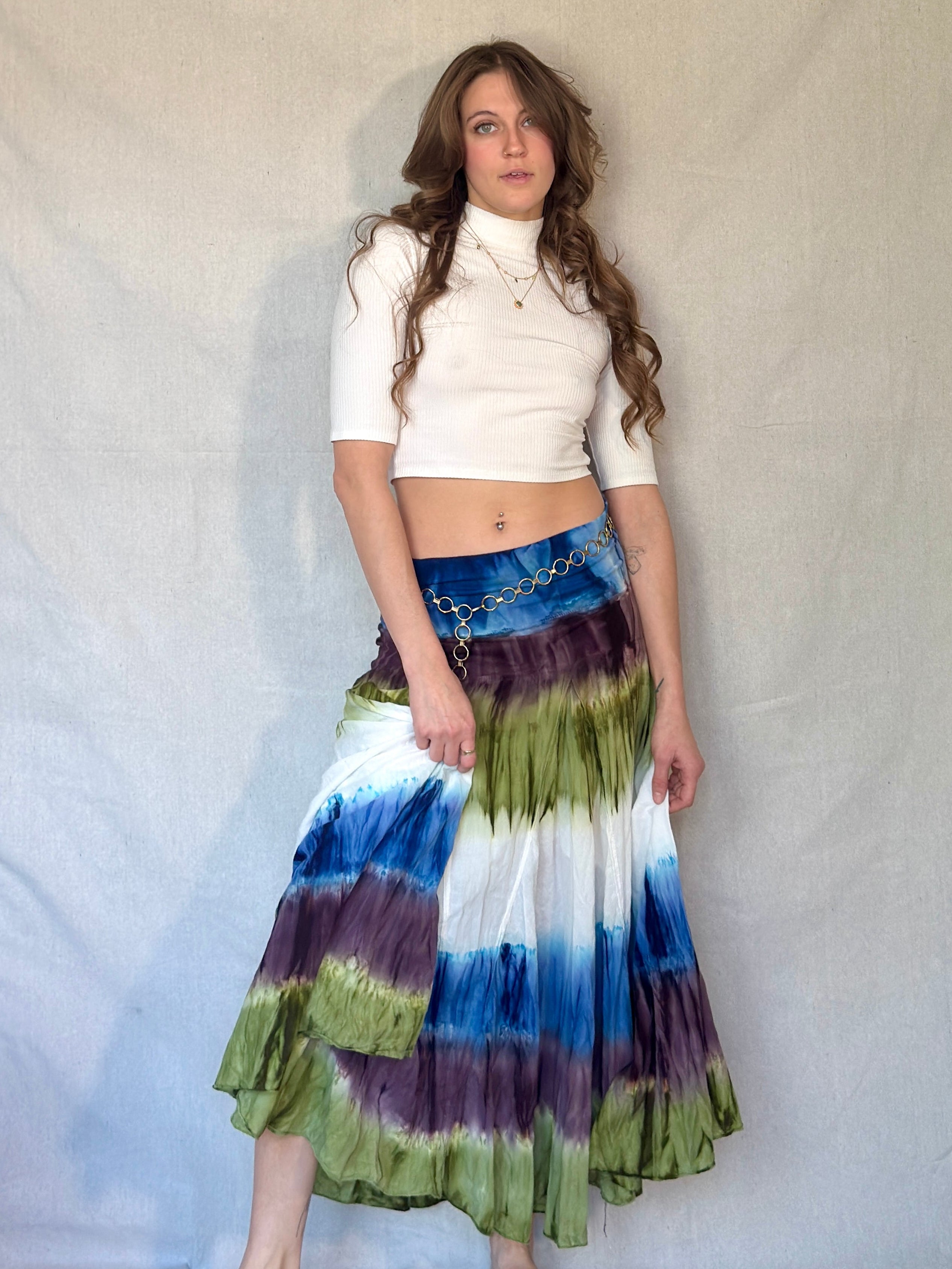 Vintage Gold O-Ring Chain Belt