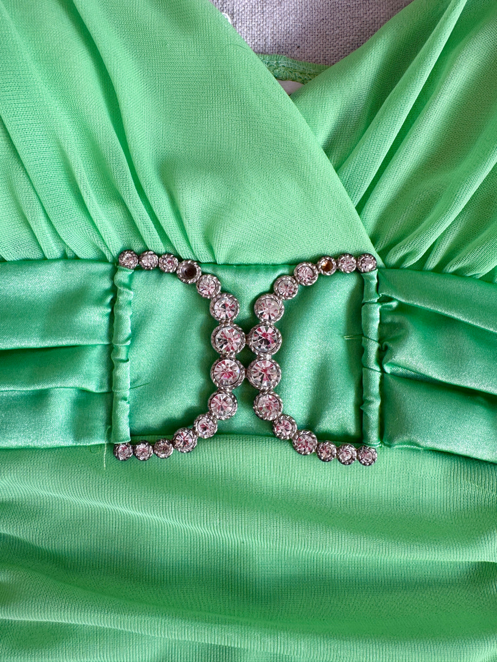 90s/Y2K Green Whimsical Tinkerbell Taboo Fairy Dress