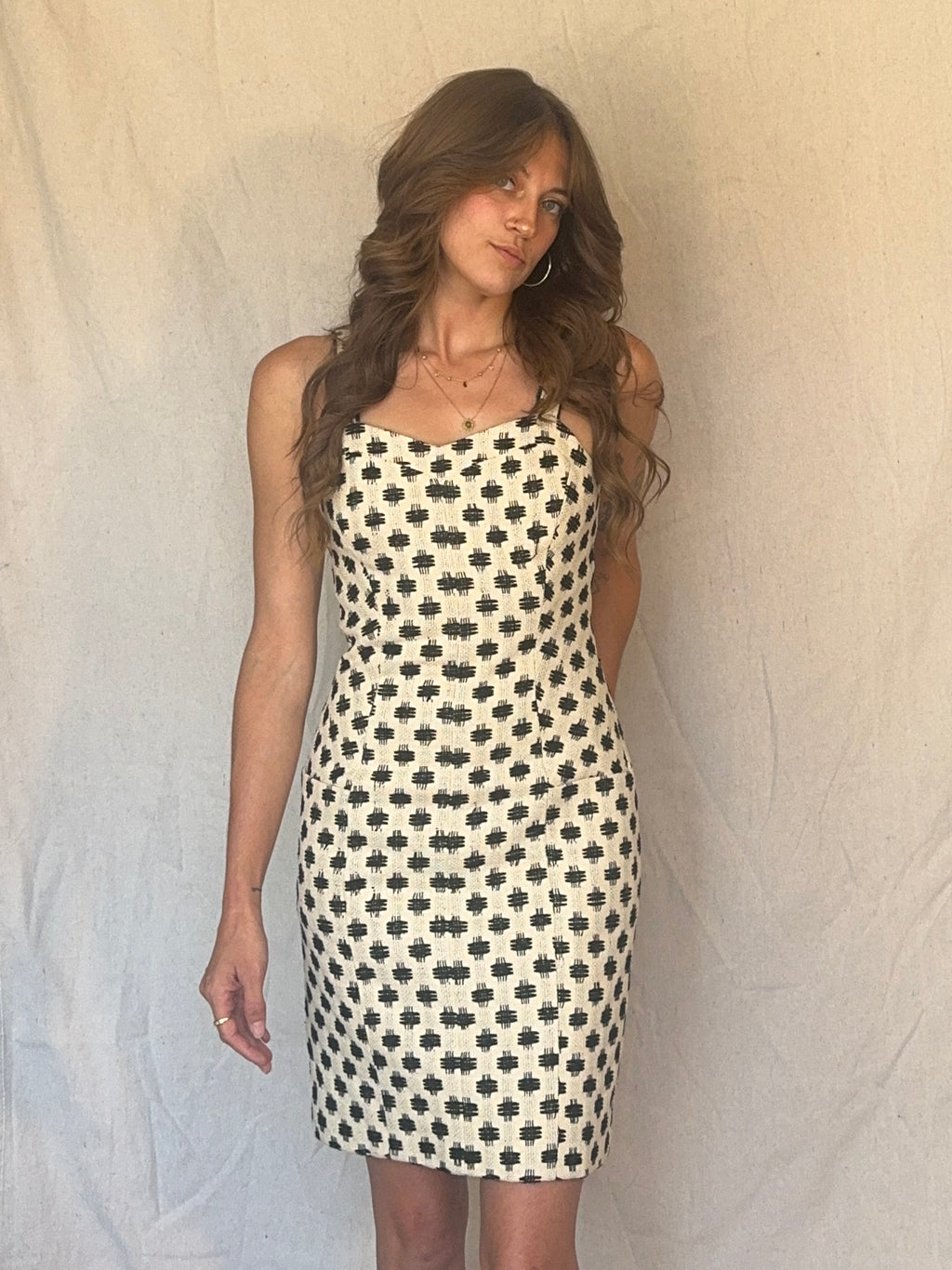2014 Italian Silk Tweed Holmes & Yang Spring RTW Dress