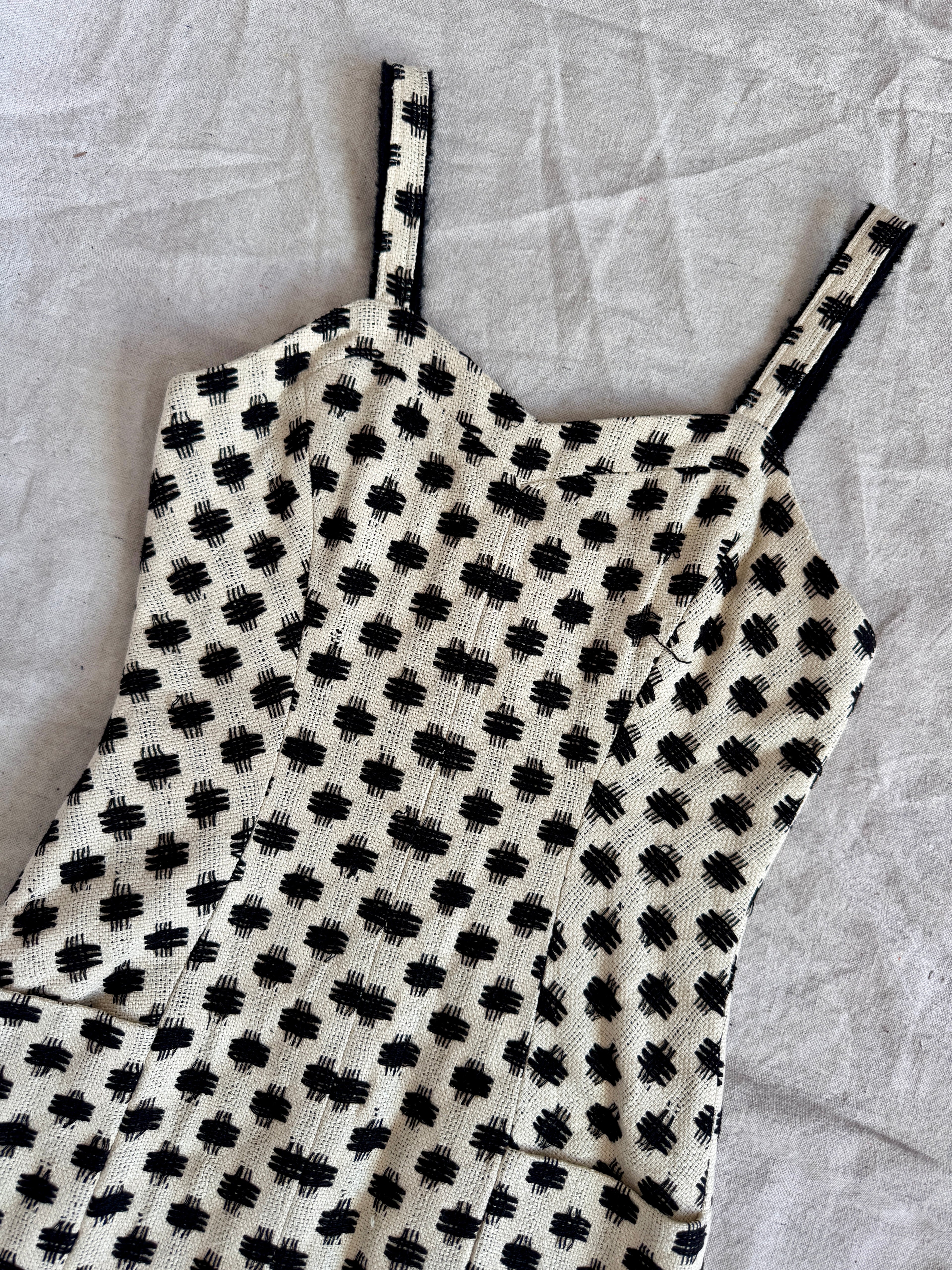 2014 Italian Silk Tweed Holmes & Yang Spring RTW Dress