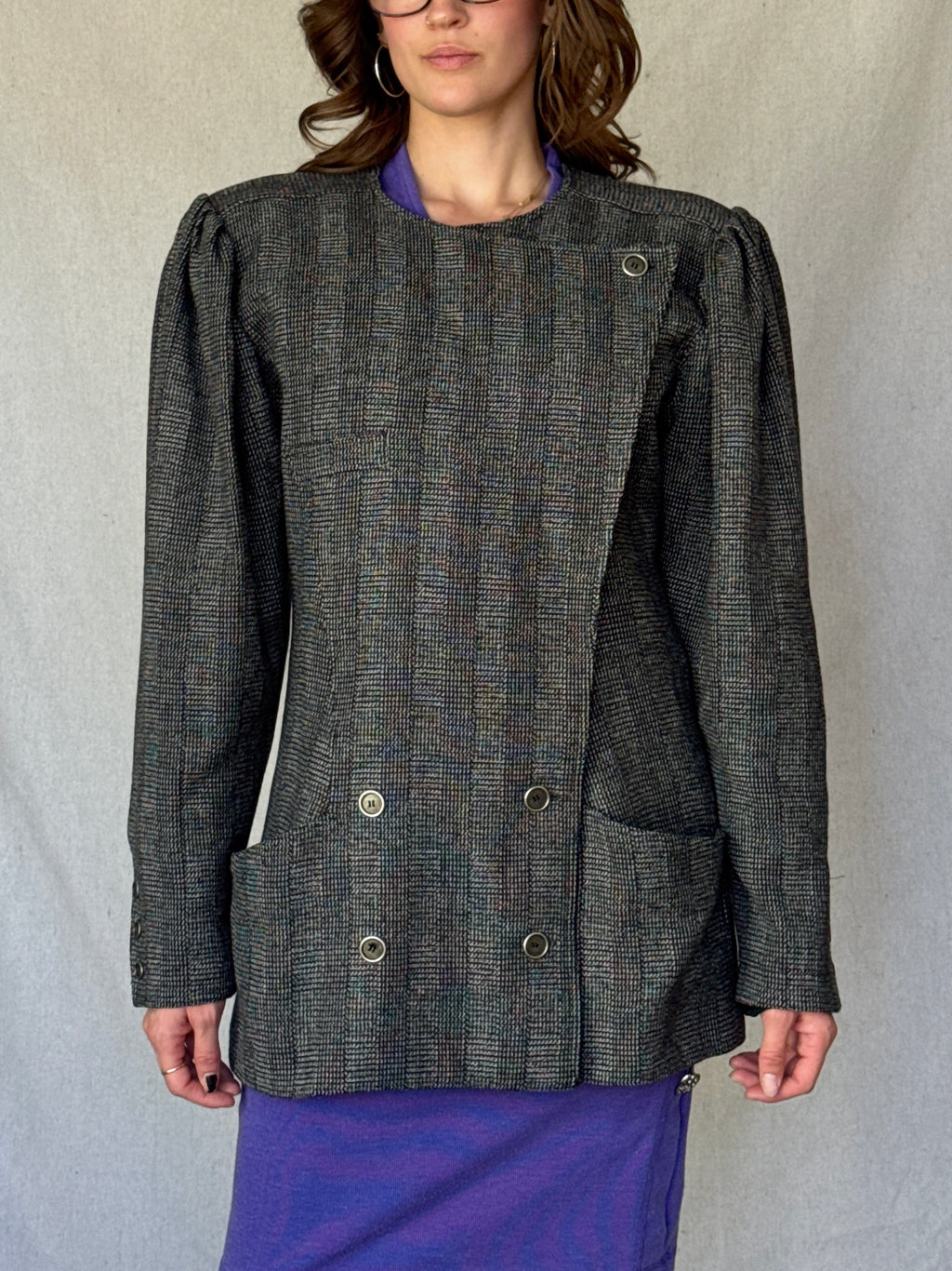 80s Ungaro Black Wool Blazer