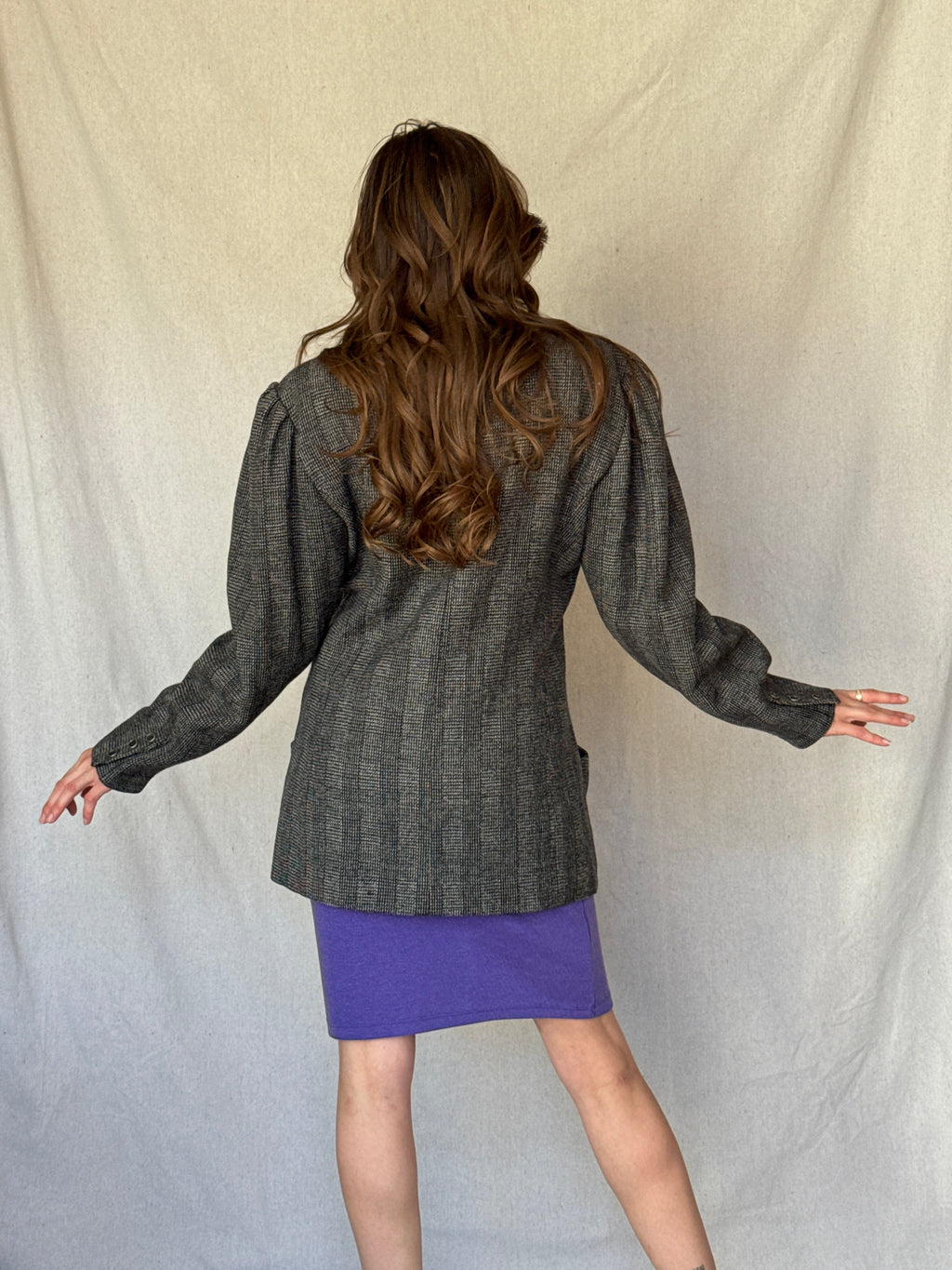 80s Ungaro Black Wool Blazer