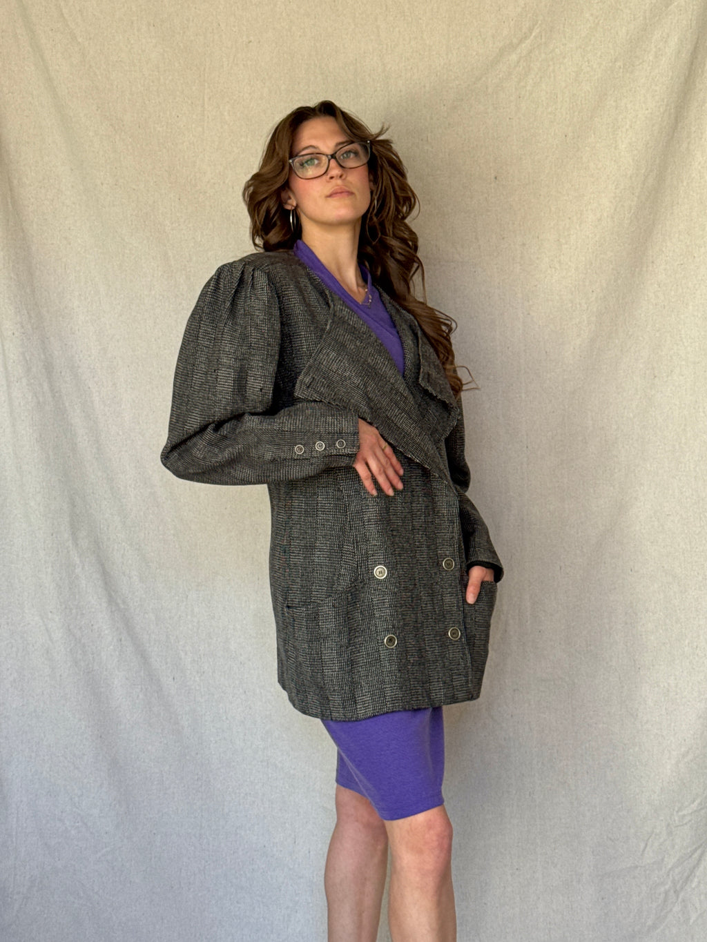 80s Ungaro Black Wool Blazer