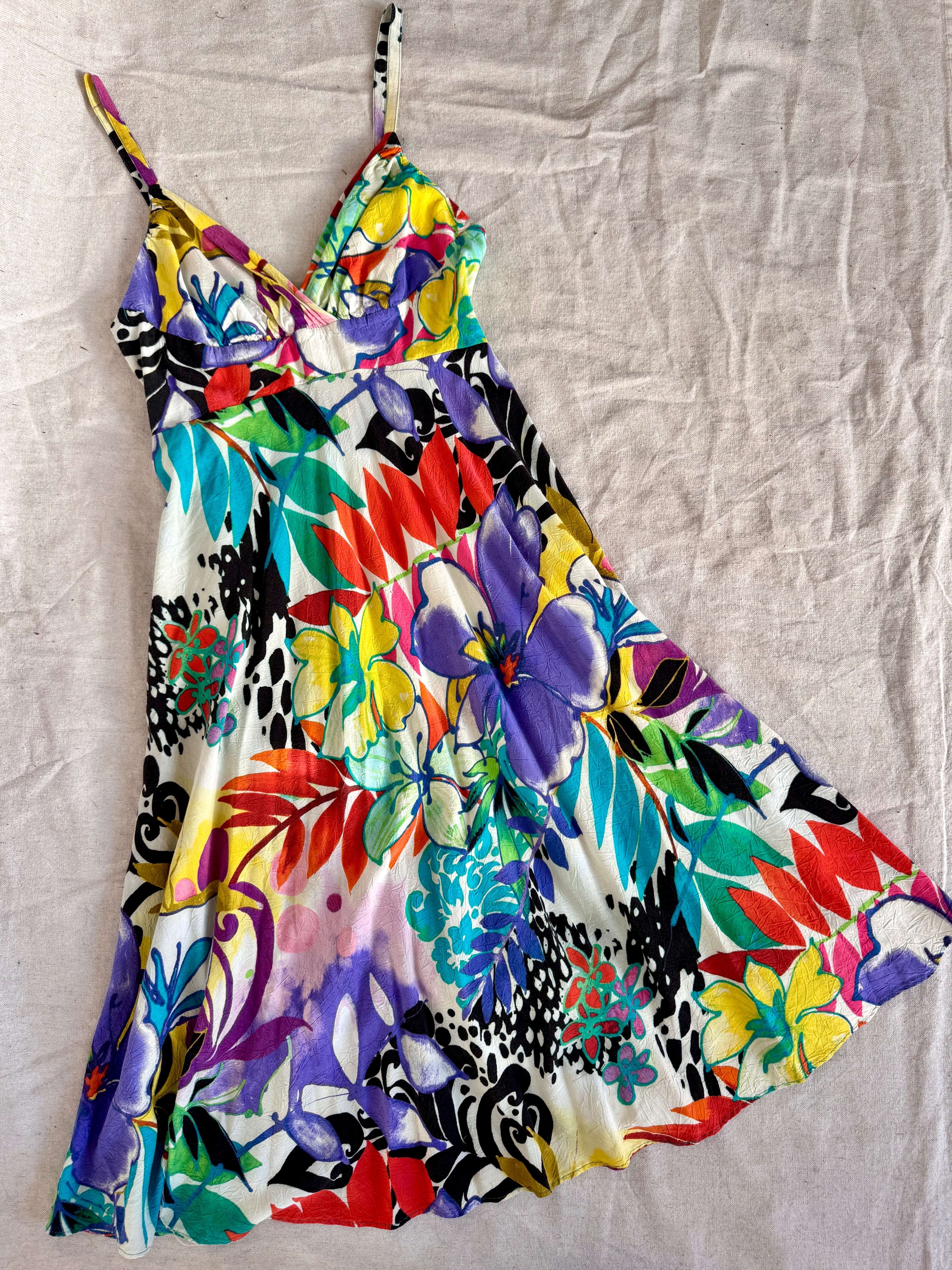80s Hawaiian Print Strappy Jams World Sundress