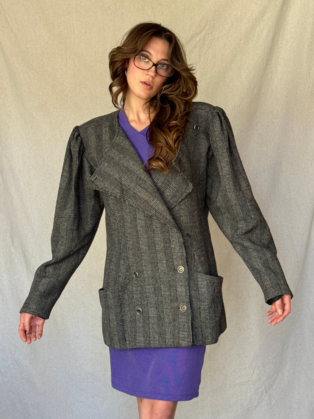 80s Ungaro Black Wool Blazer