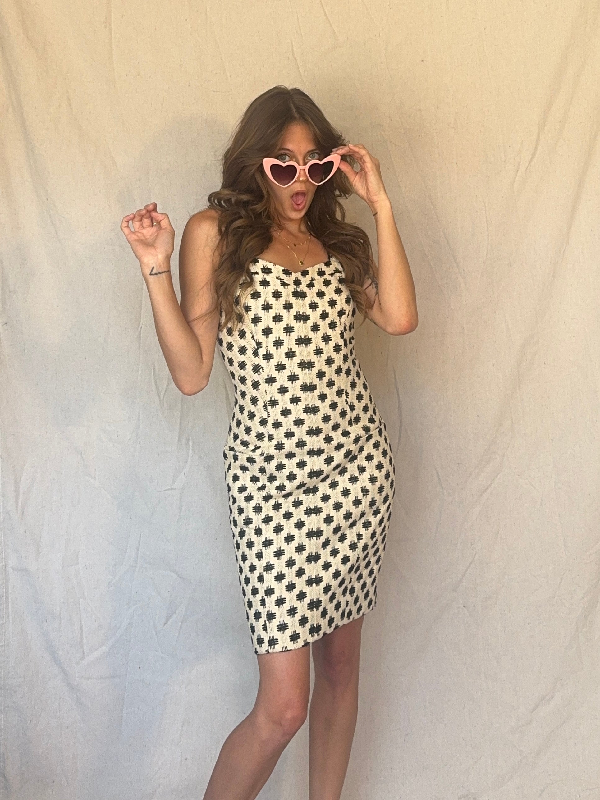 2014 Italian Silk Tweed Holmes & Yang Spring RTW Dress – Soapbox Vintage