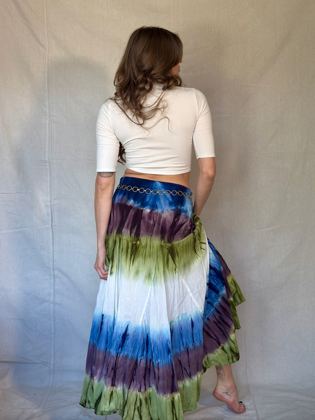 Vintage Gold O-Ring Chain Belt