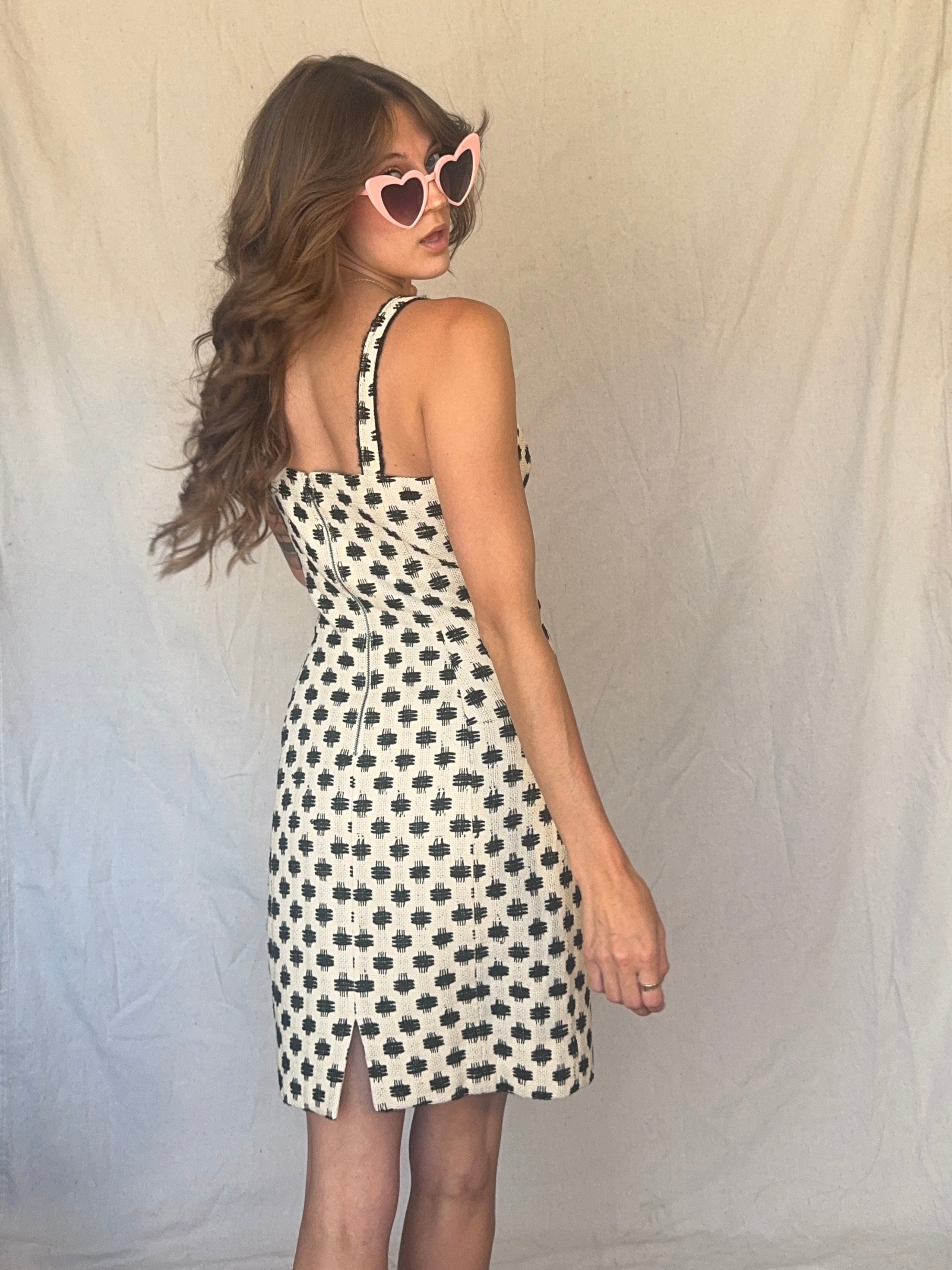 2014 Italian Silk Tweed Holmes & Yang Spring RTW Dress