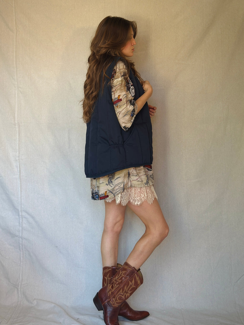 90s Harley Road Trip Landmark Button Up Shirt