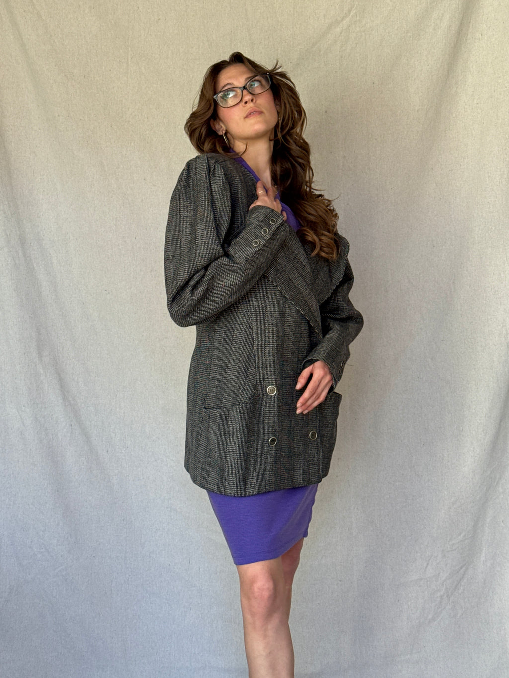 80s Ungaro Black Wool Blazer