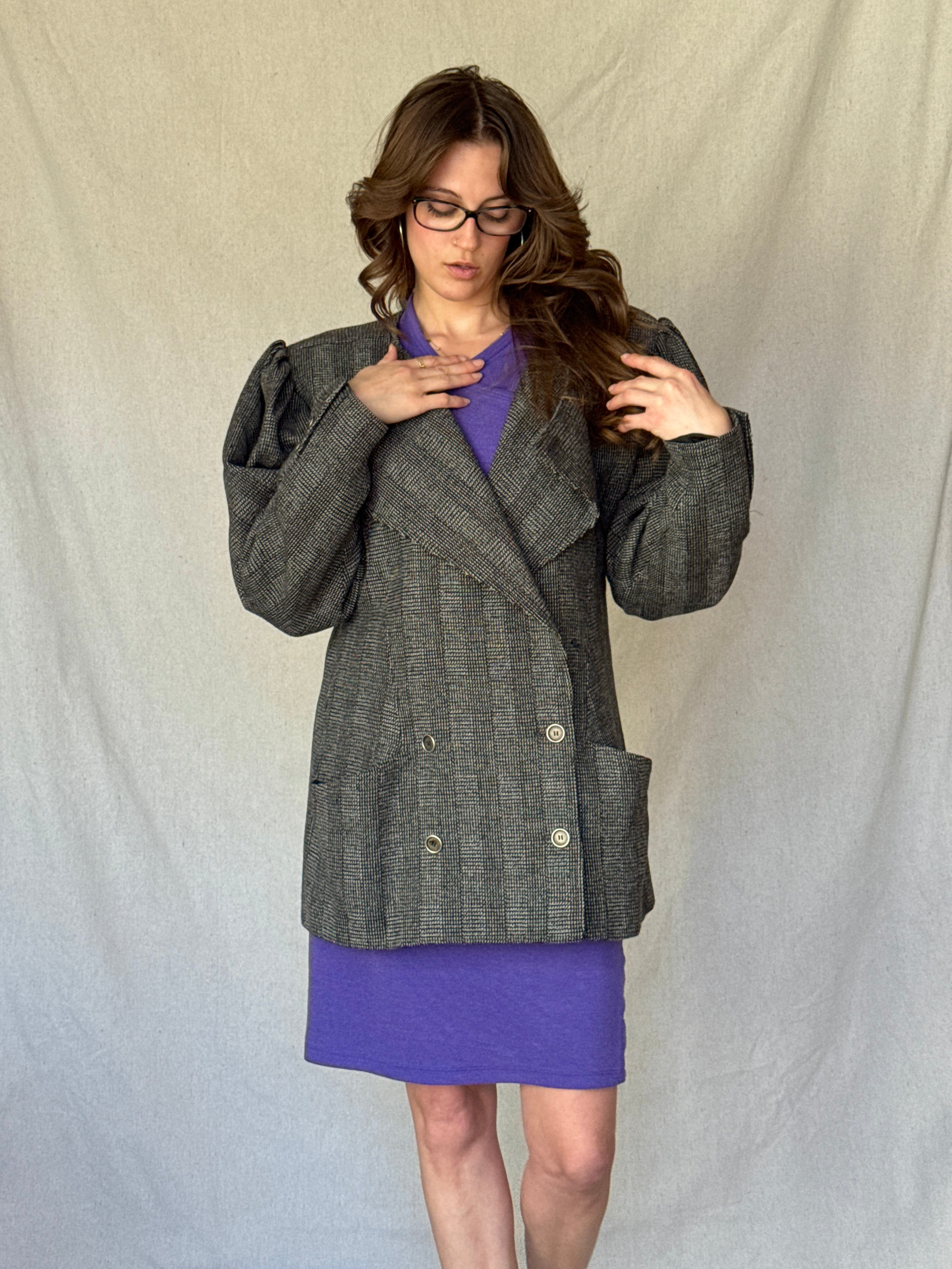 80s Ungaro Black Wool Blazer