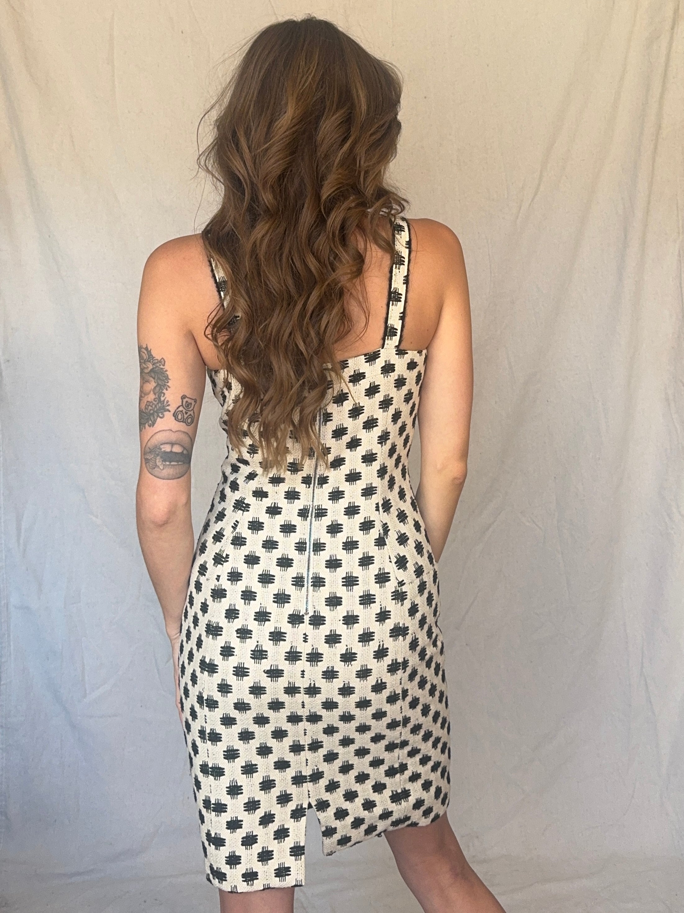 2014 Italian Silk Tweed Holmes & Yang Spring RTW Dress