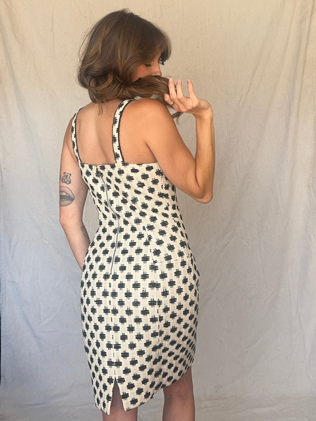 2014 Italian Silk Tweed Holmes & Yang Spring RTW Dress