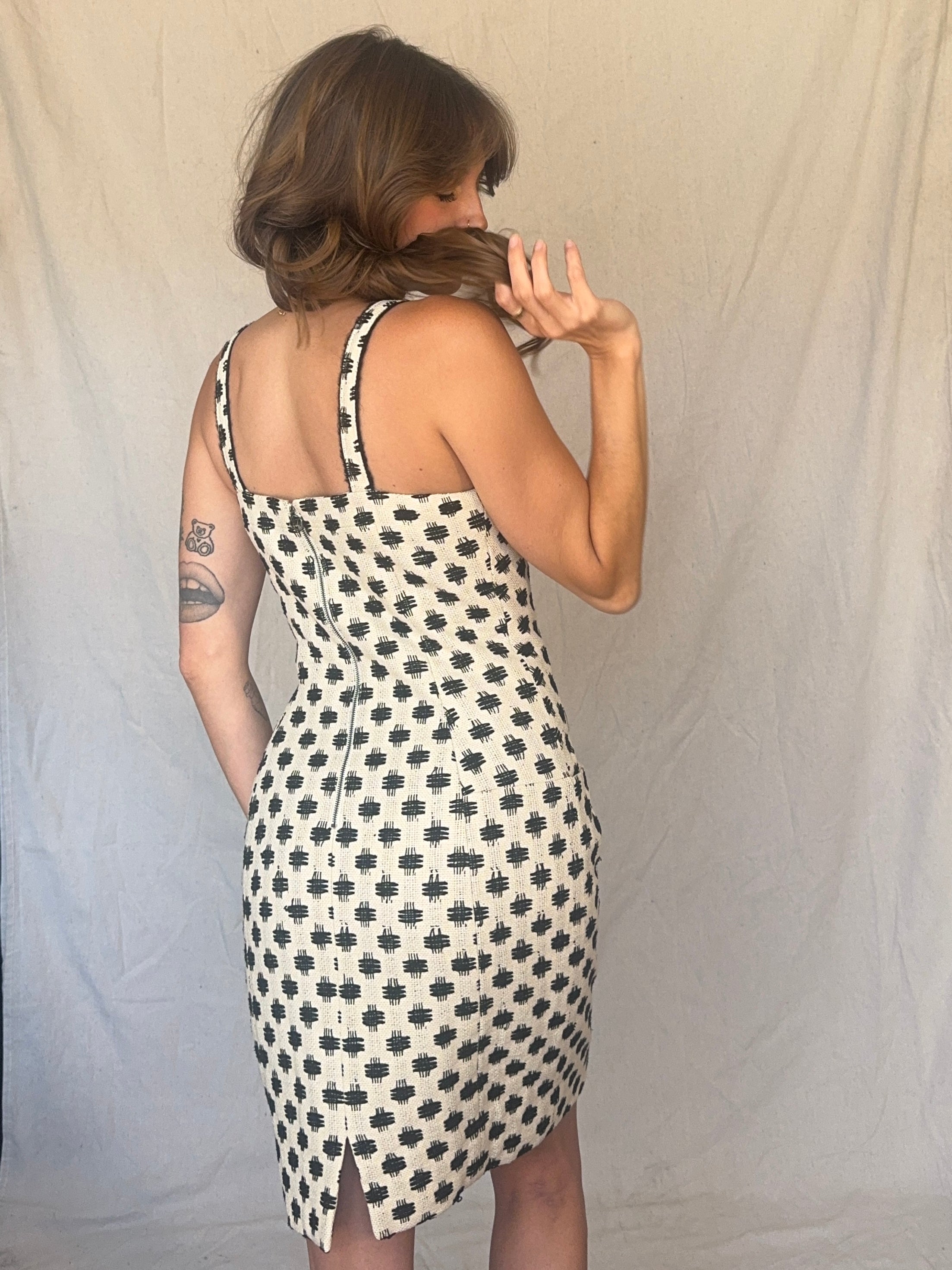 2014 Italian Silk Tweed Holmes & Yang Spring RTW Dress