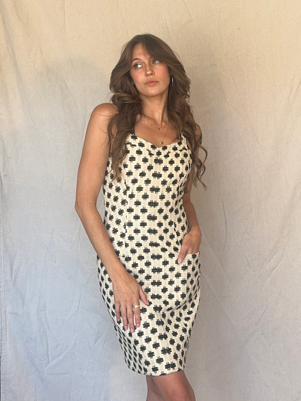 2014 Italian Silk Tweed Holmes & Yang Spring RTW Dress