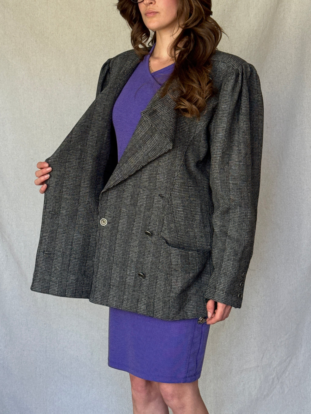 80s Ungaro Black Wool Blazer