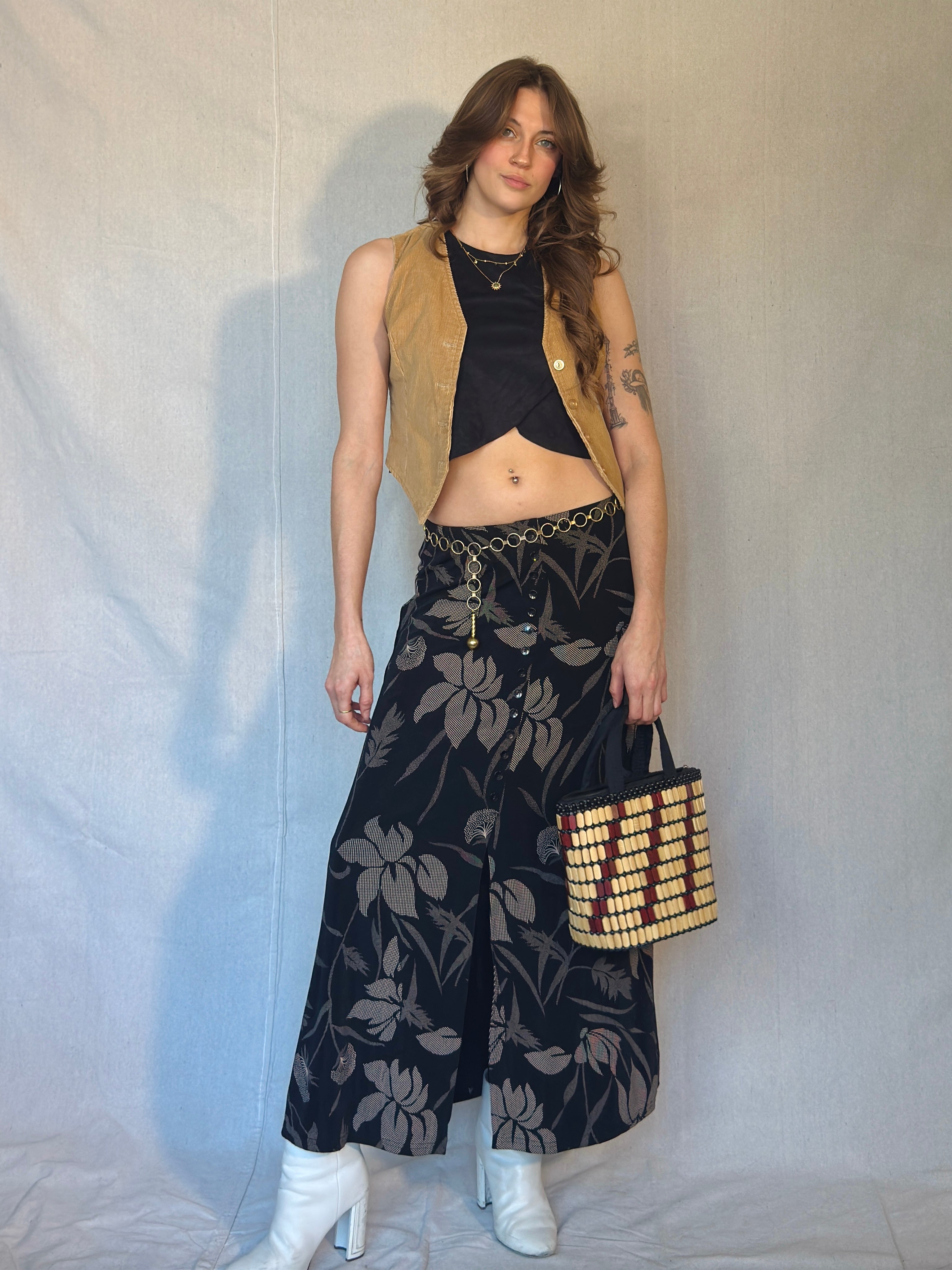 Vintage Gold O-Ring Chain Belt