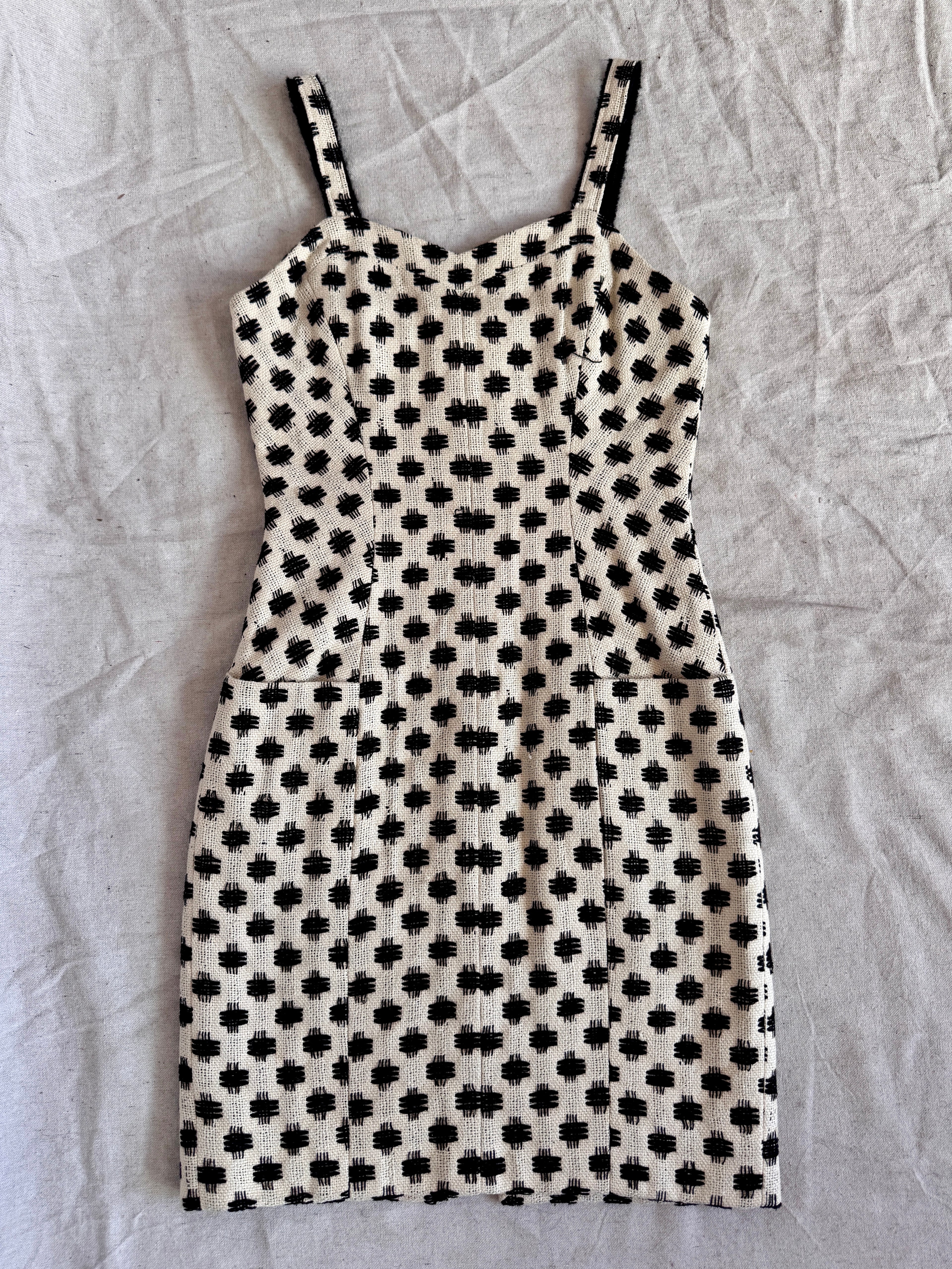 2014 Italian Silk Tweed Holmes & Yang Spring RTW Dress