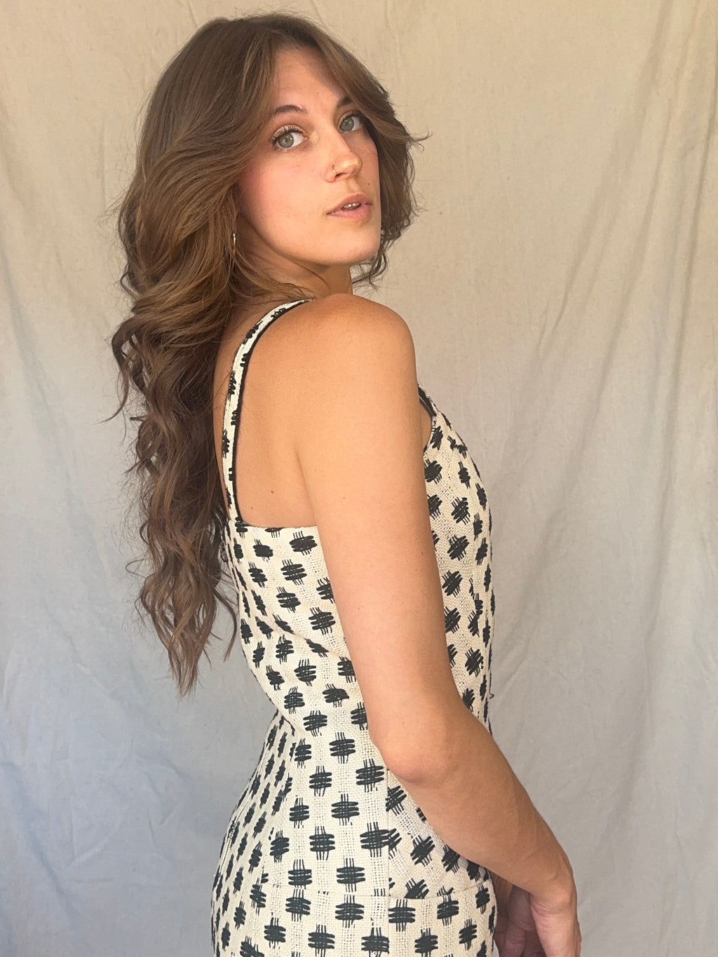2014 Italian Silk Tweed Holmes & Yang Spring RTW Dress