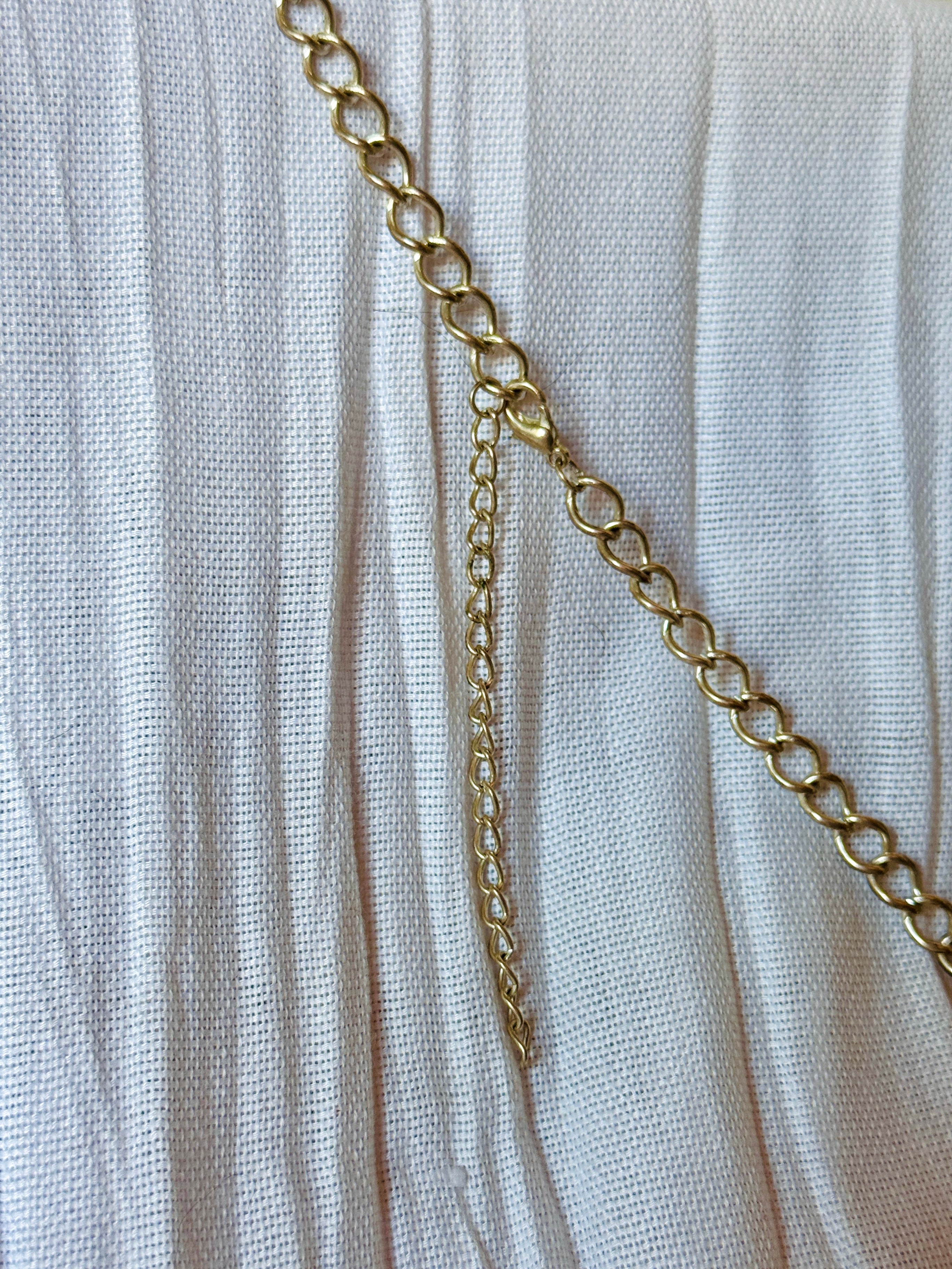 Funky Vintage Silver Beaded Chain Belt